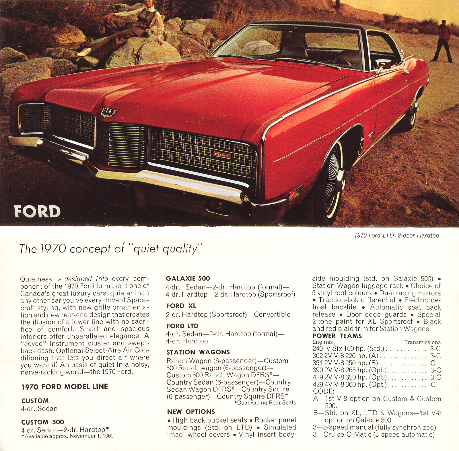 1970 Ford Canadian Brochure Page 11